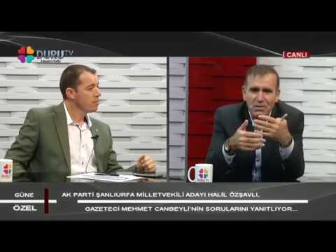 Ak Parti Şanlıurfa Milletvekili Adayı Dr. Halil Özşavlı Duru TV’ye konuk oldu