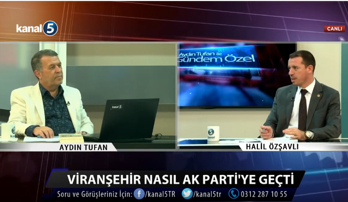 Kanal 5’te Aydın Tufan ile Gündemi Konuştuk