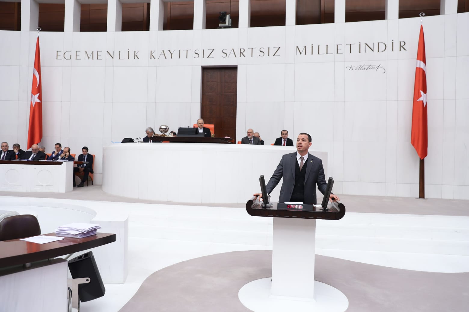 TBMM Genel Kurulu’nda Türk Tarih ve Türk Dil Kurumu’nun çalışmaları hakkında yaptığımız konuşma.